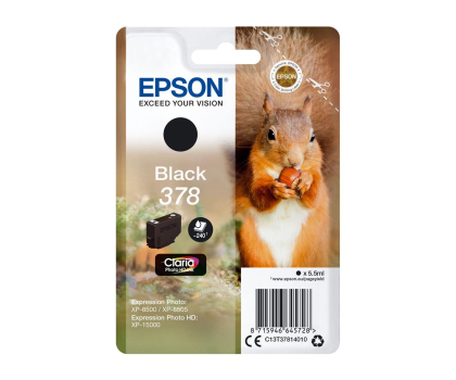 Tusz do drukarki Epson C13T37814010  black 5,5ml